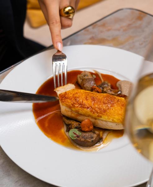 Restaurant de Sers - Ballotine de volaille jaune